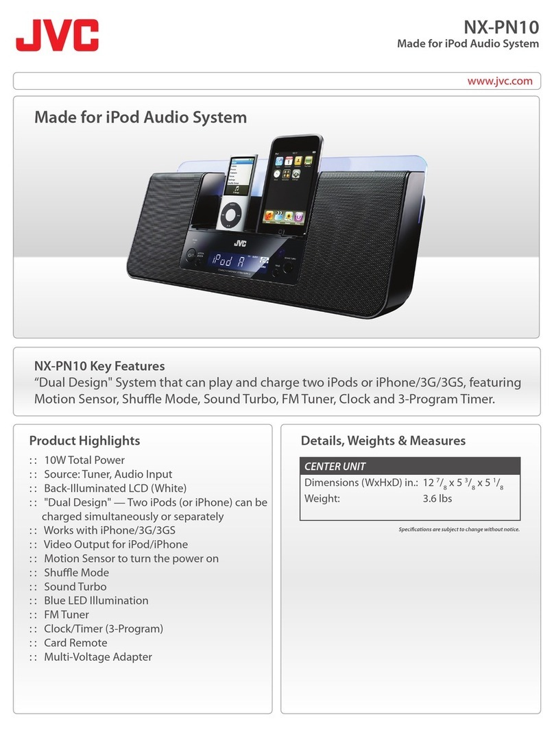 JVC NX-PN10 Specifications