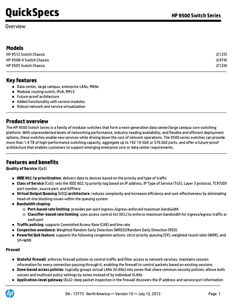 HP 9500 Series User manual