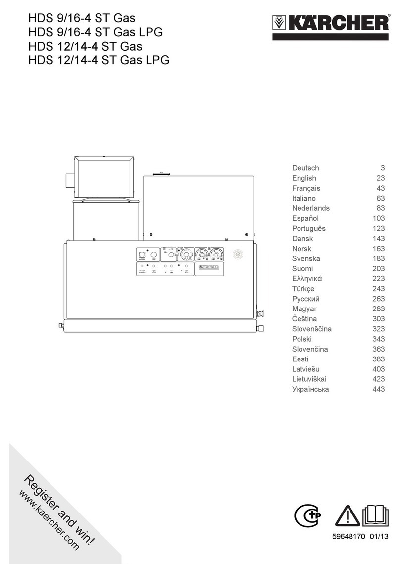 Kärcher HDS 9/16-4 ST Gas LPG instructions