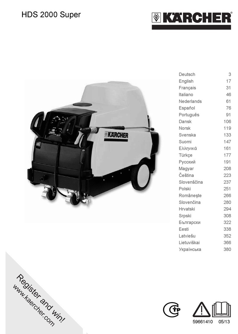 Kärcher HDS 2000 SUPER instructions