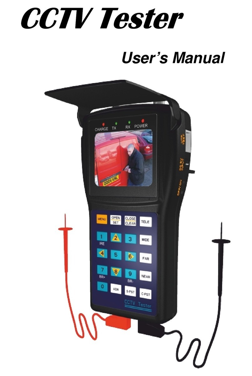 TG Security cctv tester user manual