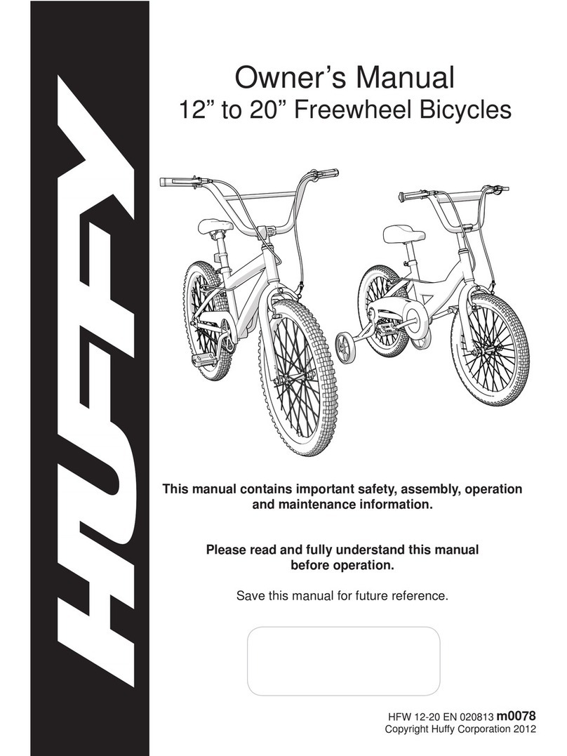 Huffy freewheel owner's manual