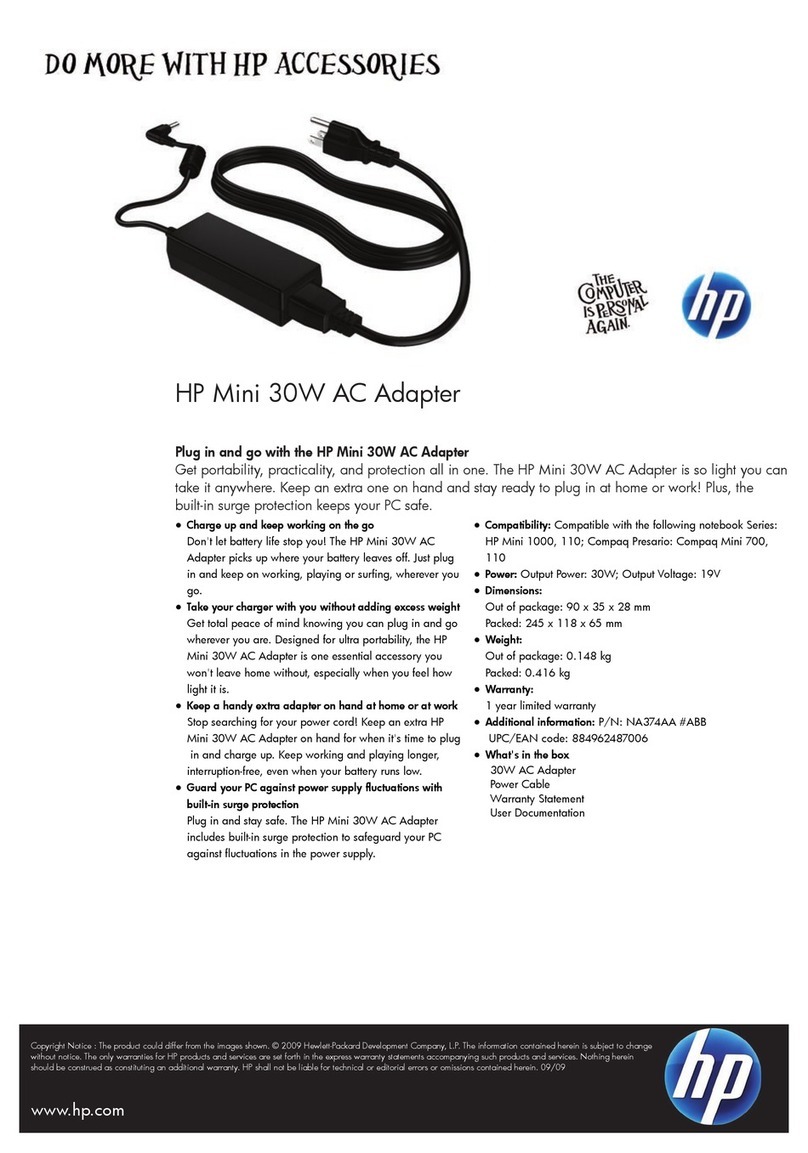 HP Mini 30W User manual