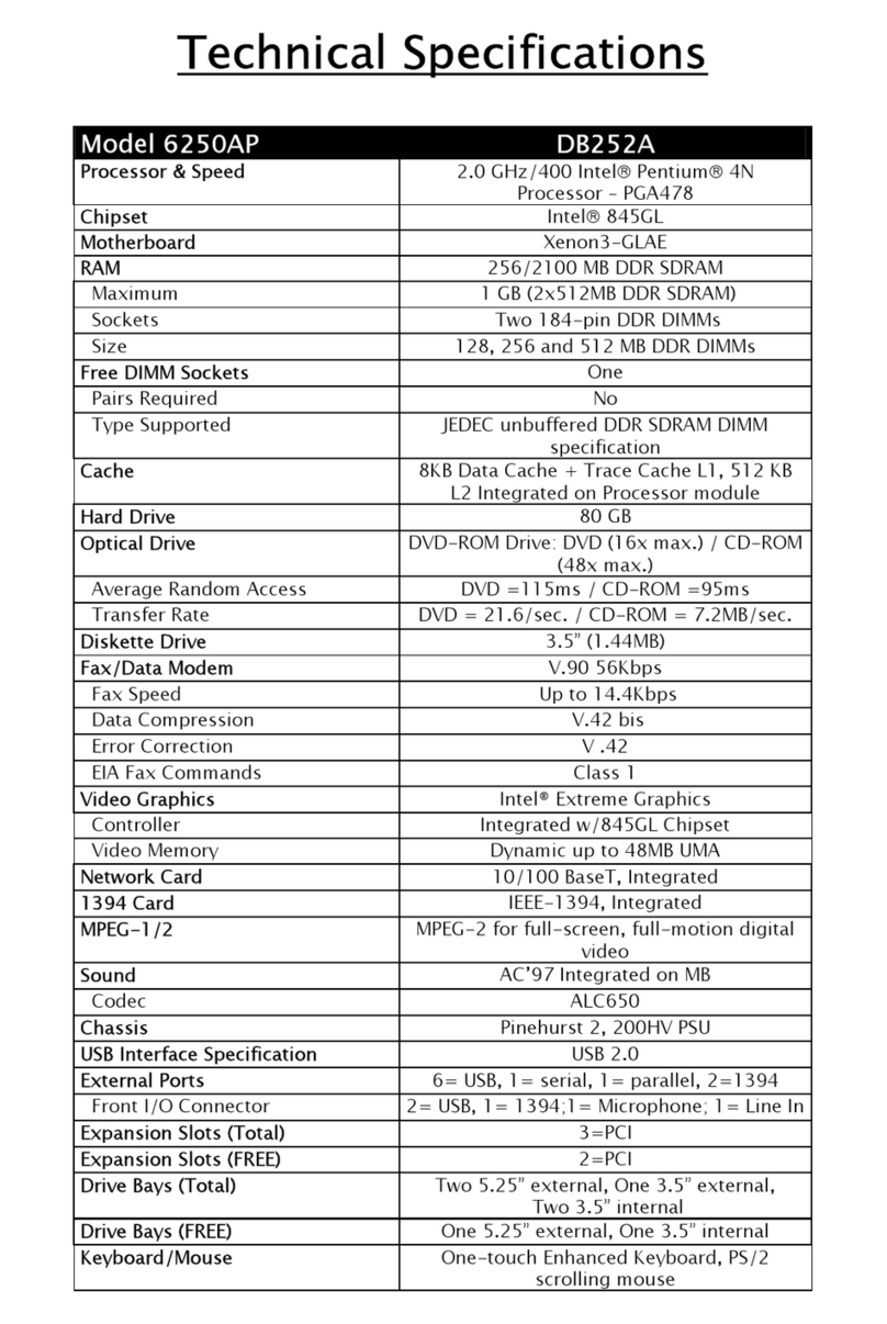 HP DB252A User manual