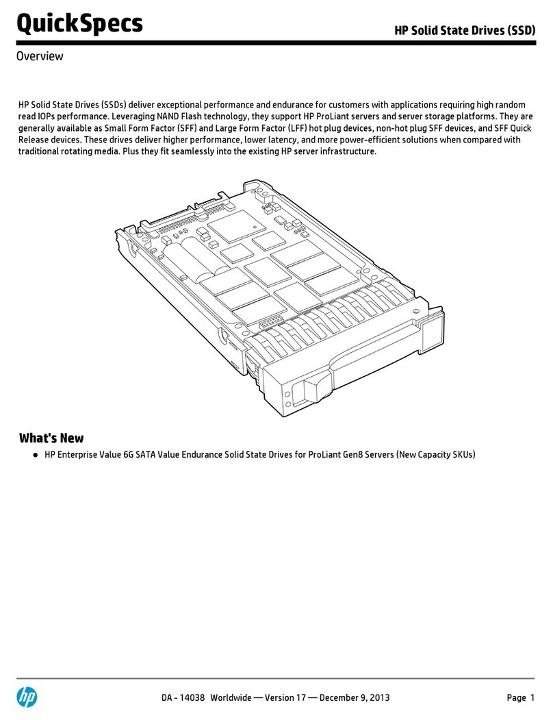 HP SSD User manual