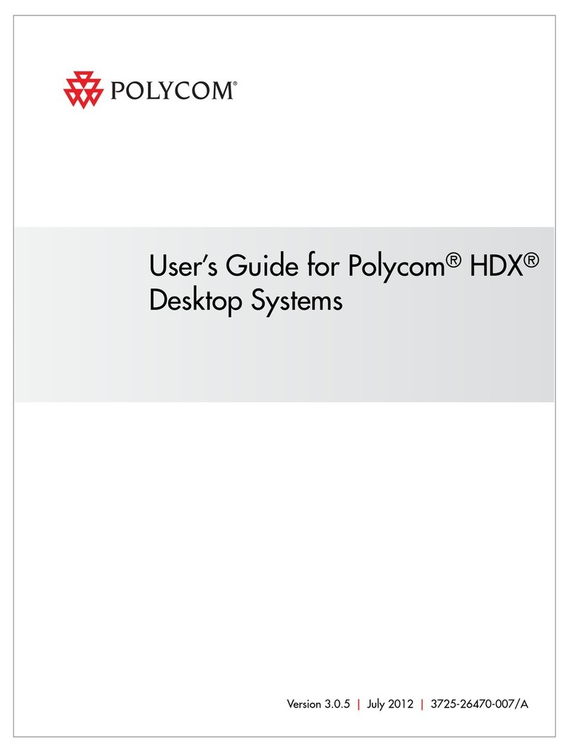 Polycom HDX 4500 User manual