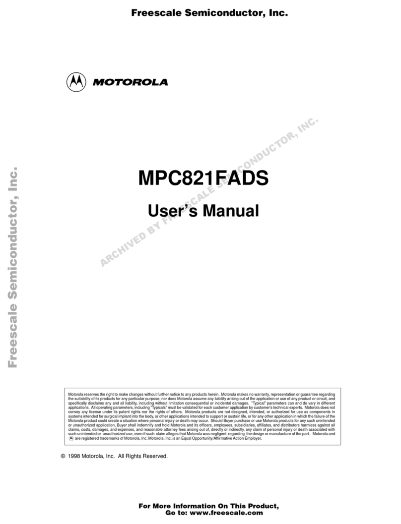 Motorola MPC821FADS user manual