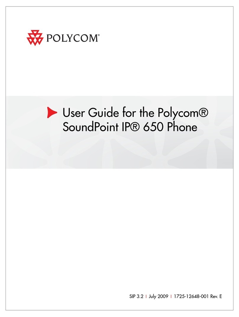 Polycom SoundPoint IP 650 User manual