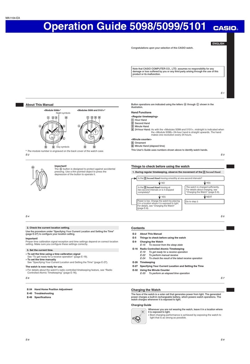 Casio 5098 User manual Casio 5098 User manual