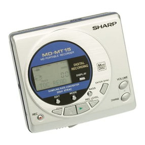 Sharp MD-MT15S Service manual