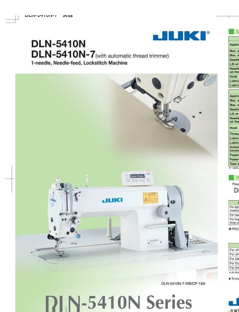 JUKI DLN-5410N User manual JUKI DLN-5410N User manual
