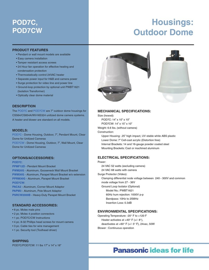 Panasonic POD7C Specifications