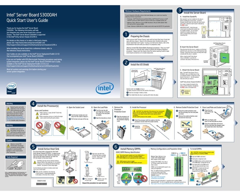 Intel S3000AH Setup guide