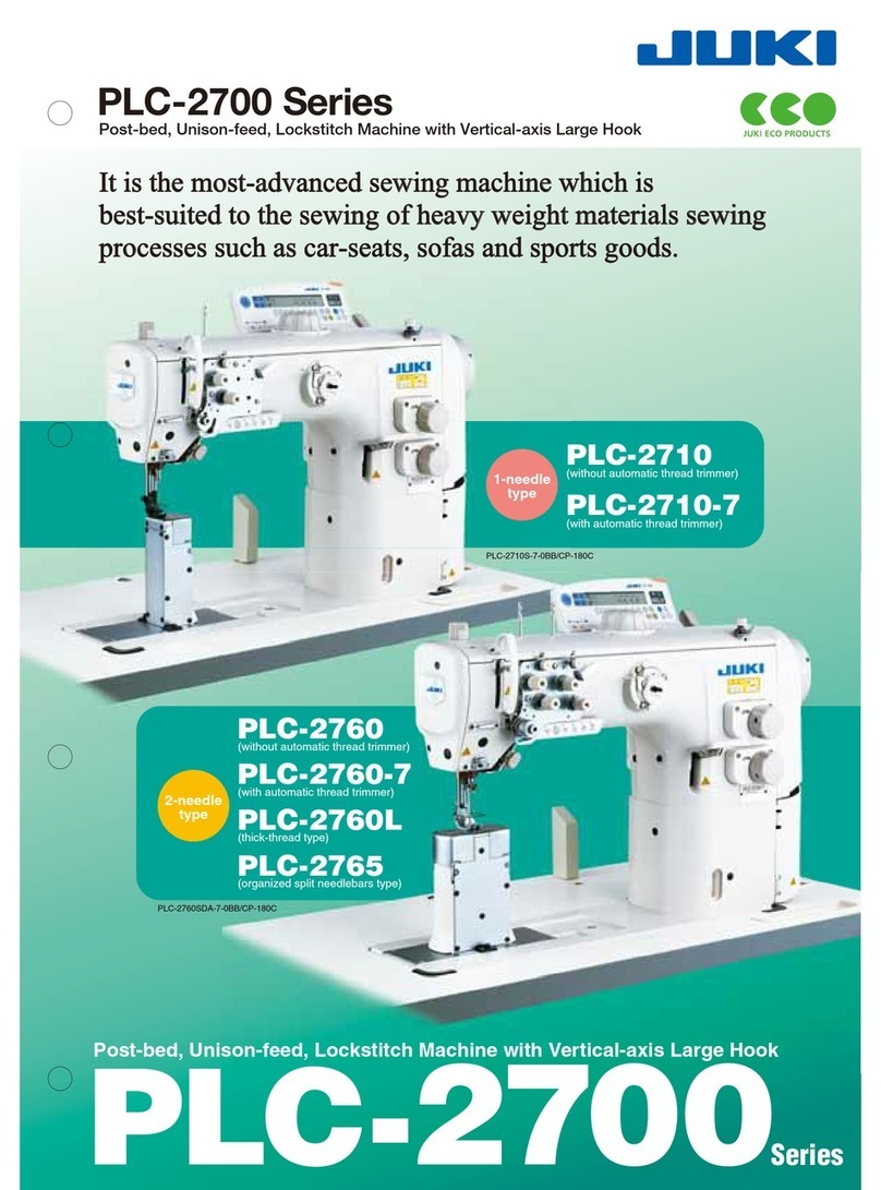 JUKI PLC-2700 Series User manual