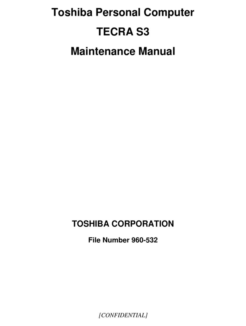 Toshiba Tecra S3 User manual