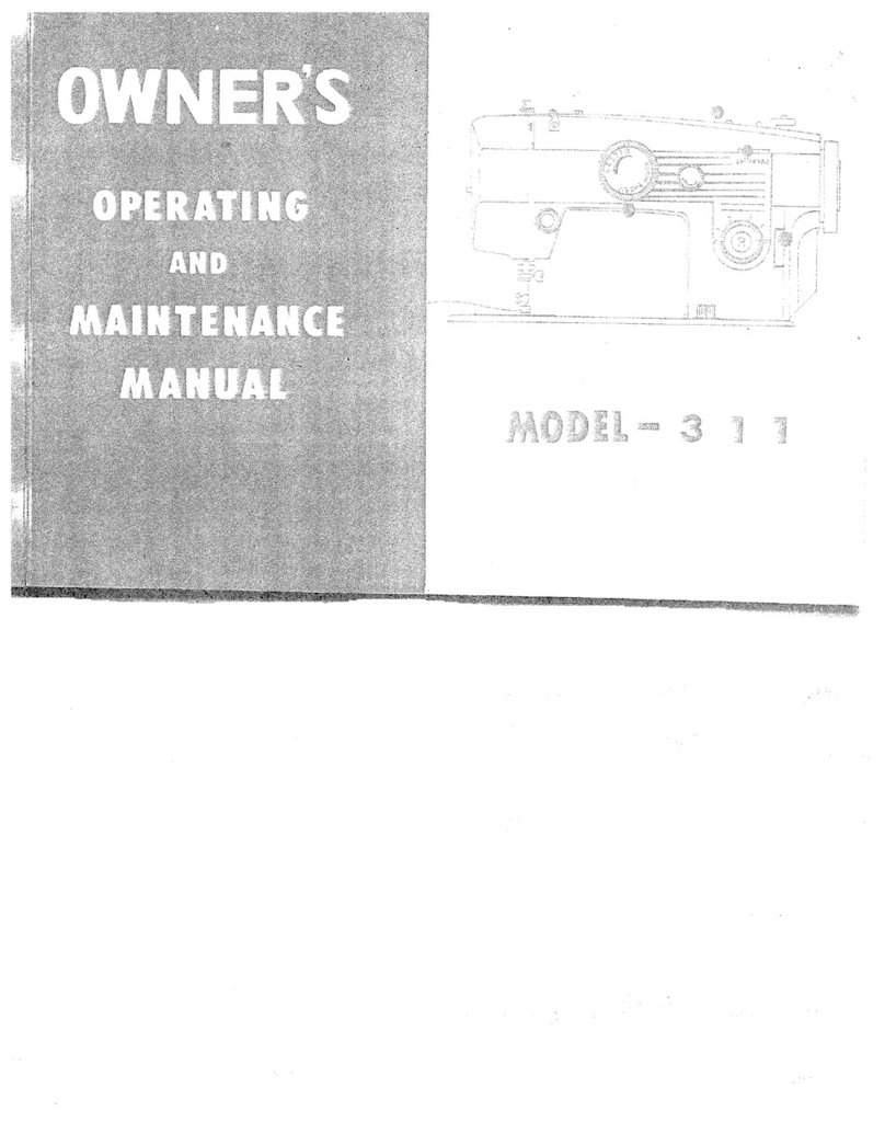 Singer 311 Operation manual Singer 311 Operation manual