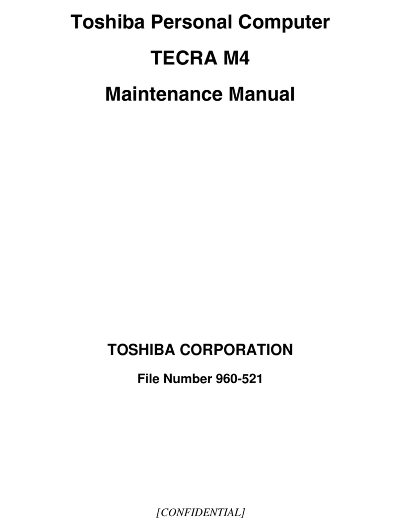 Toshiba Tecra M4 User manual Toshiba Tecra M4 User manual