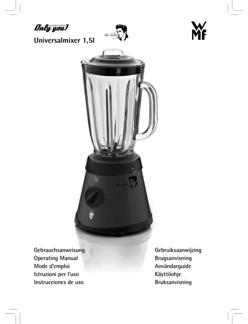 WMF Mixer operating manual