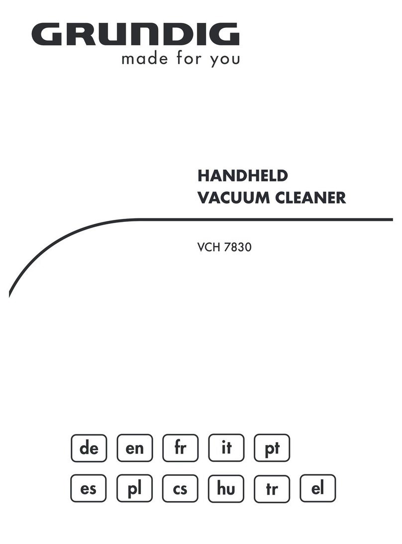 Grundig VCH 7830 User manual Grundig VCH 7830 User manual