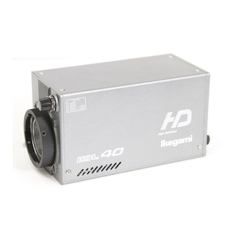 Ikegami HDL-40 instruction manual