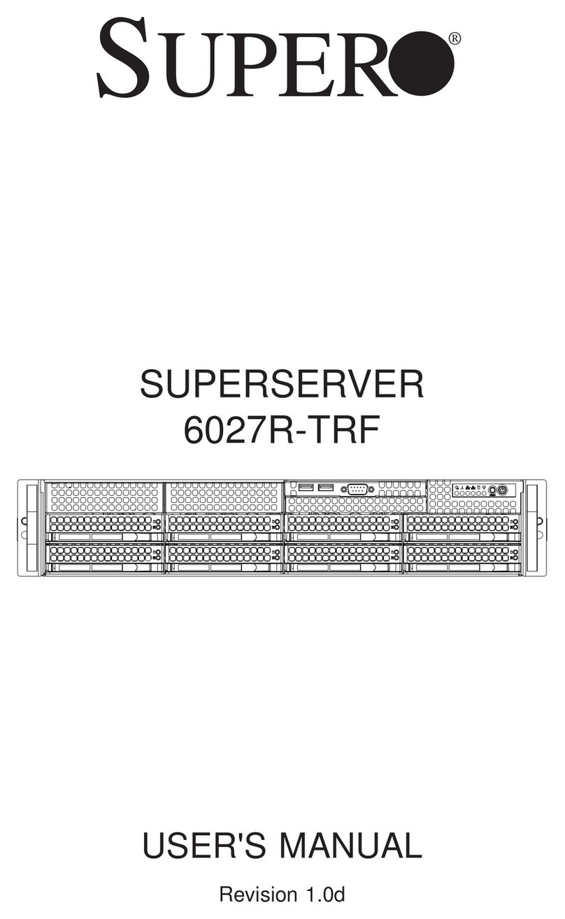 Supermicro SUPERSERVER 6027R-TRF User manual