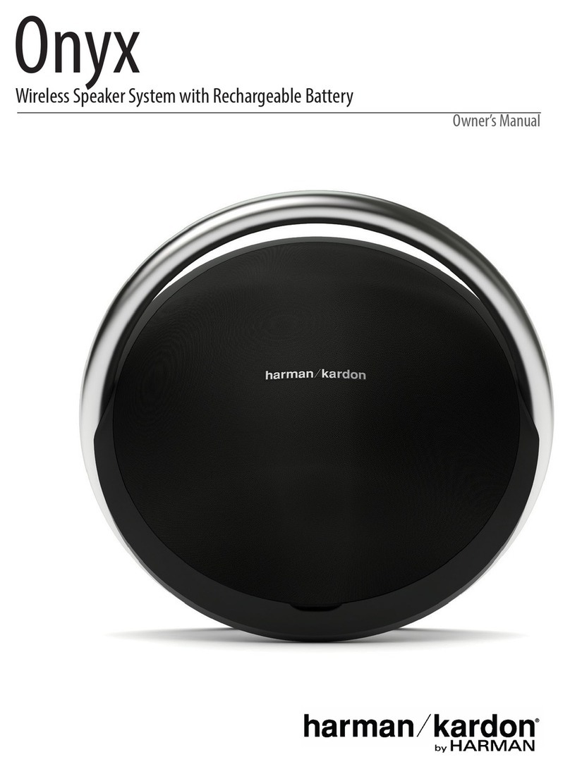 Harman Kardon ONYX owner's manual