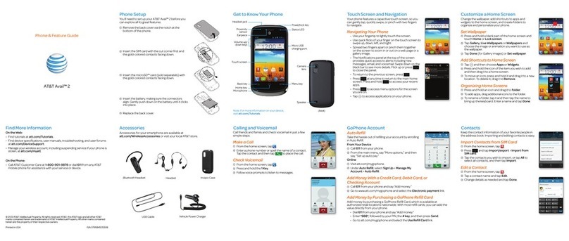 AT&T Avail 2 User manual