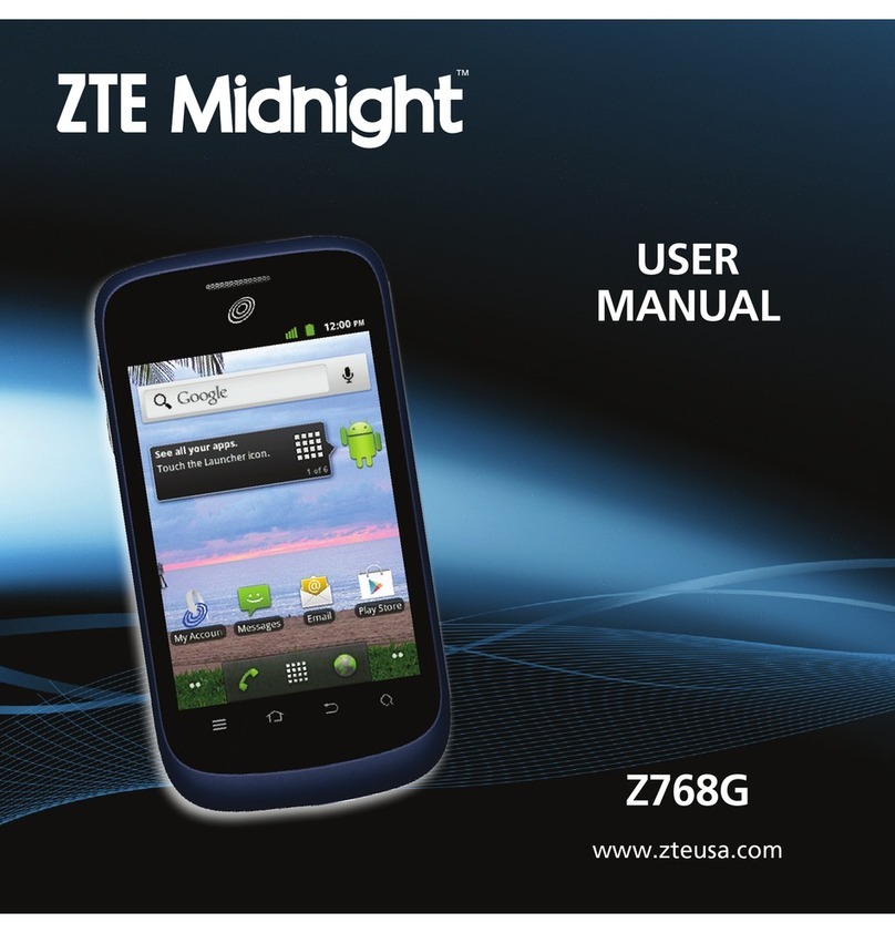 Zte Midnight Z768G User manual