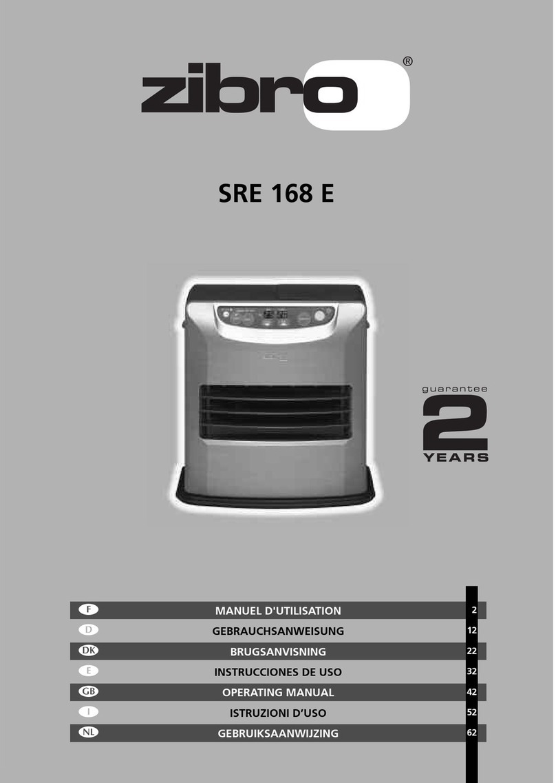 Zibro SRE 168E owner's manual