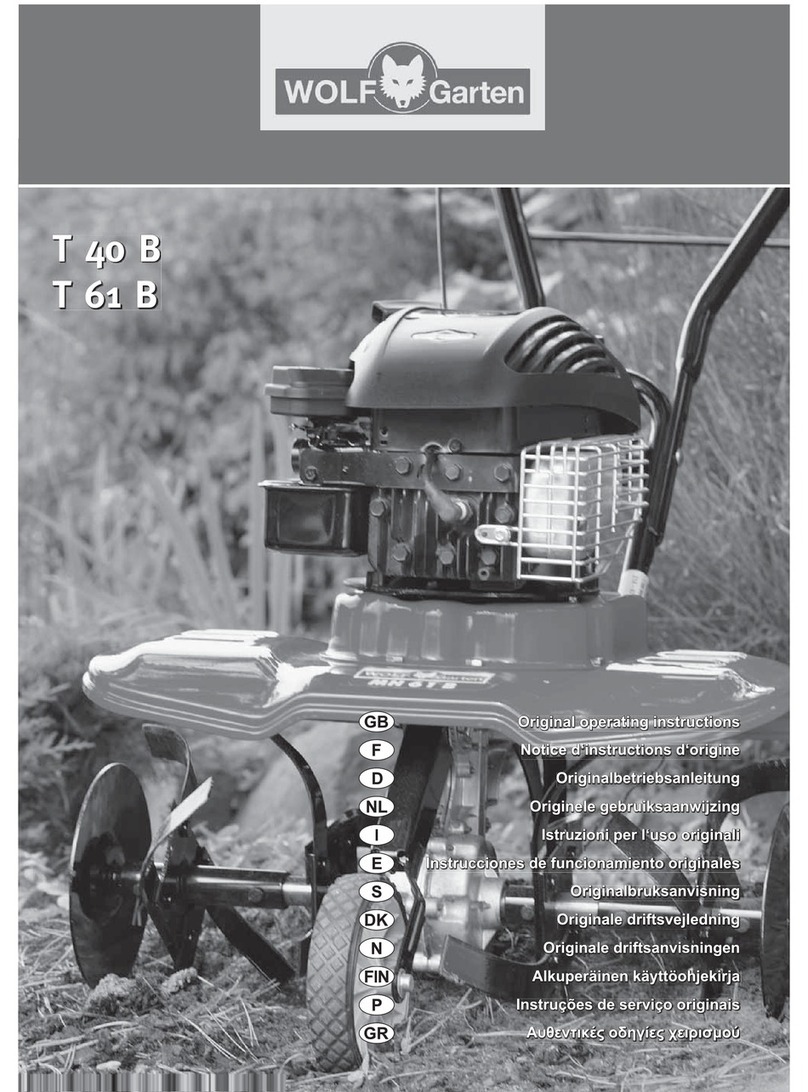Wolf Garten T 61 B Original operating instructions