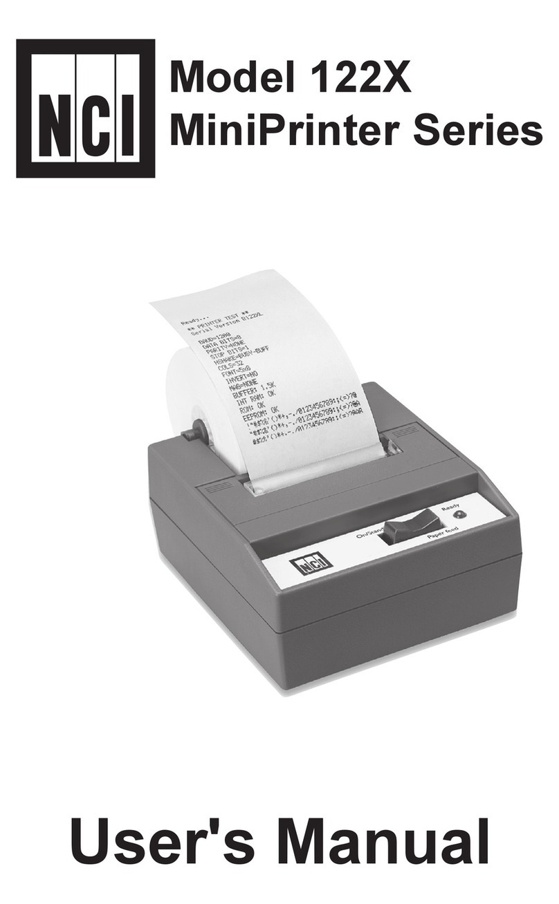NCI 122X User manual
