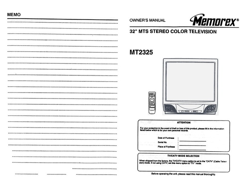 Memorex MT2325 User manual