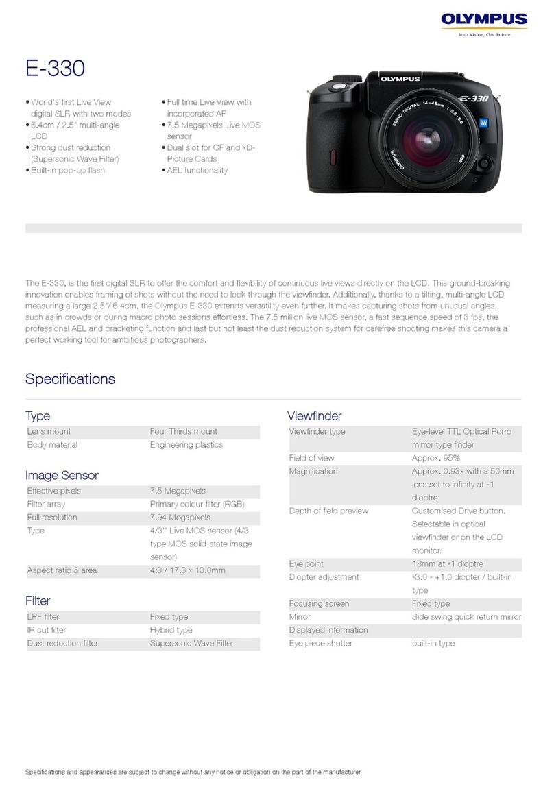 Olympus EVOLT E-330 User manual Olympus EVOLT E-330 User manual