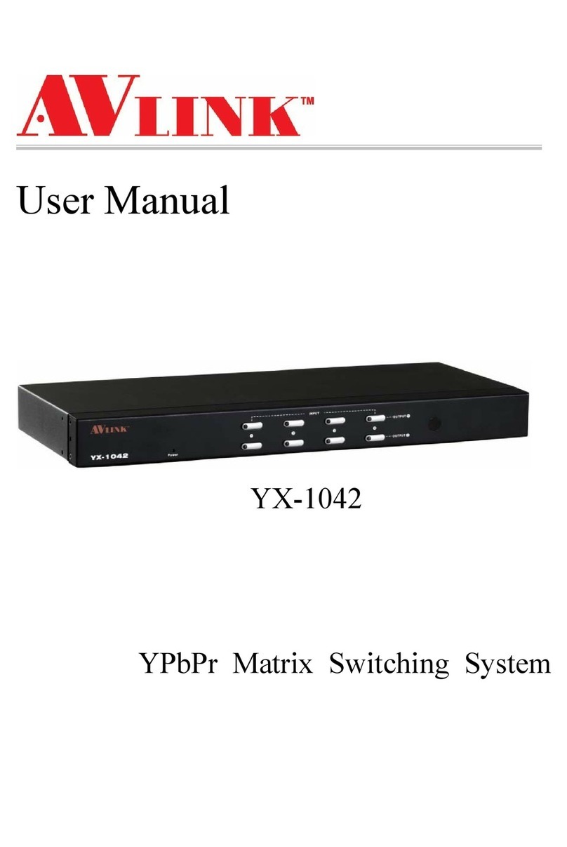 AVLink YX-1042 User manual
