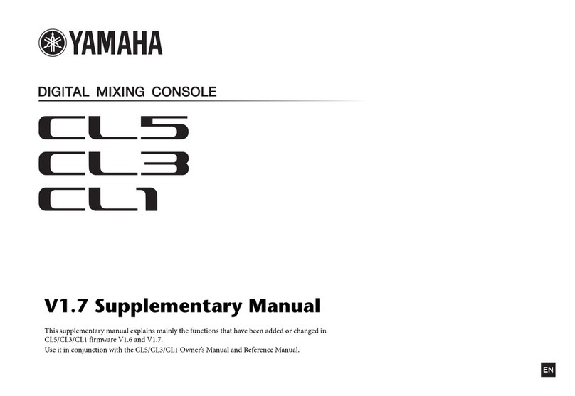 Yamaha CL5 Supplementary manual
