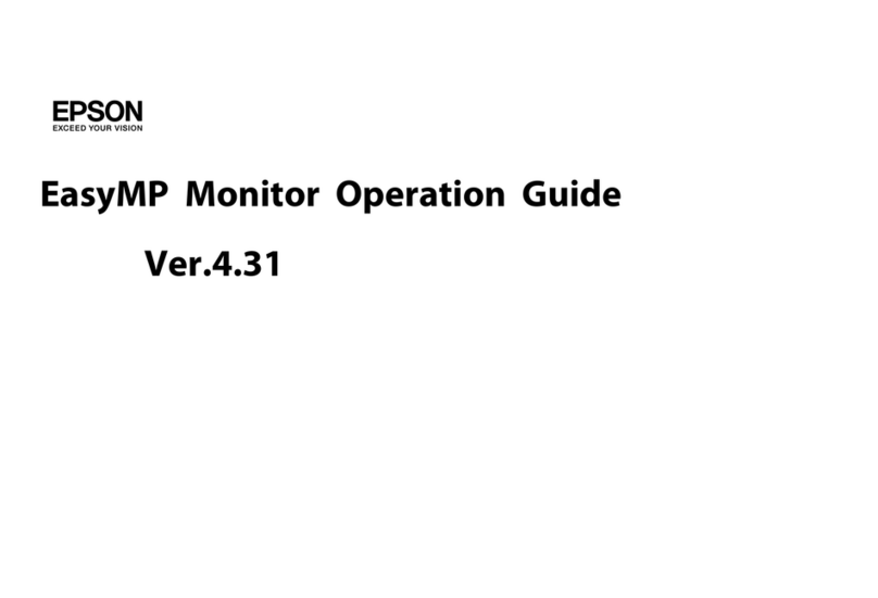 Epson EasyMP Network Projection User manual Epson EasyMP Network Projection User manual