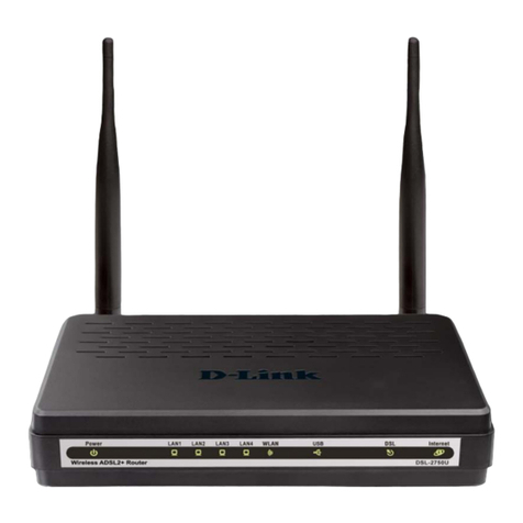 D-Link DSL-2750U User manual D-Link DSL-2750U User manual