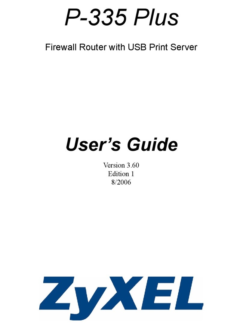 ZyXEL Communications P-335 Plus User manual