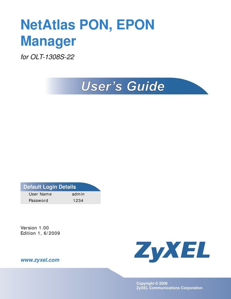 ZyXEL Communications NetAtlas user guide
