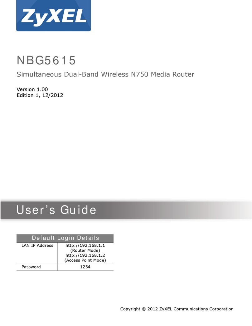 ZyXEL Communications NBG5615 User manual