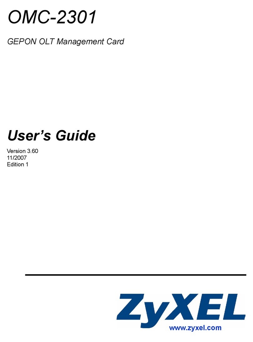 ZyXEL Communications OMC-2301 User manual