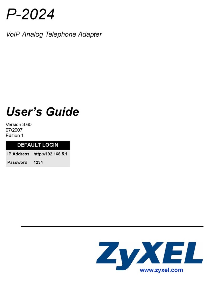 ZyXEL Communications P-2024 user guide