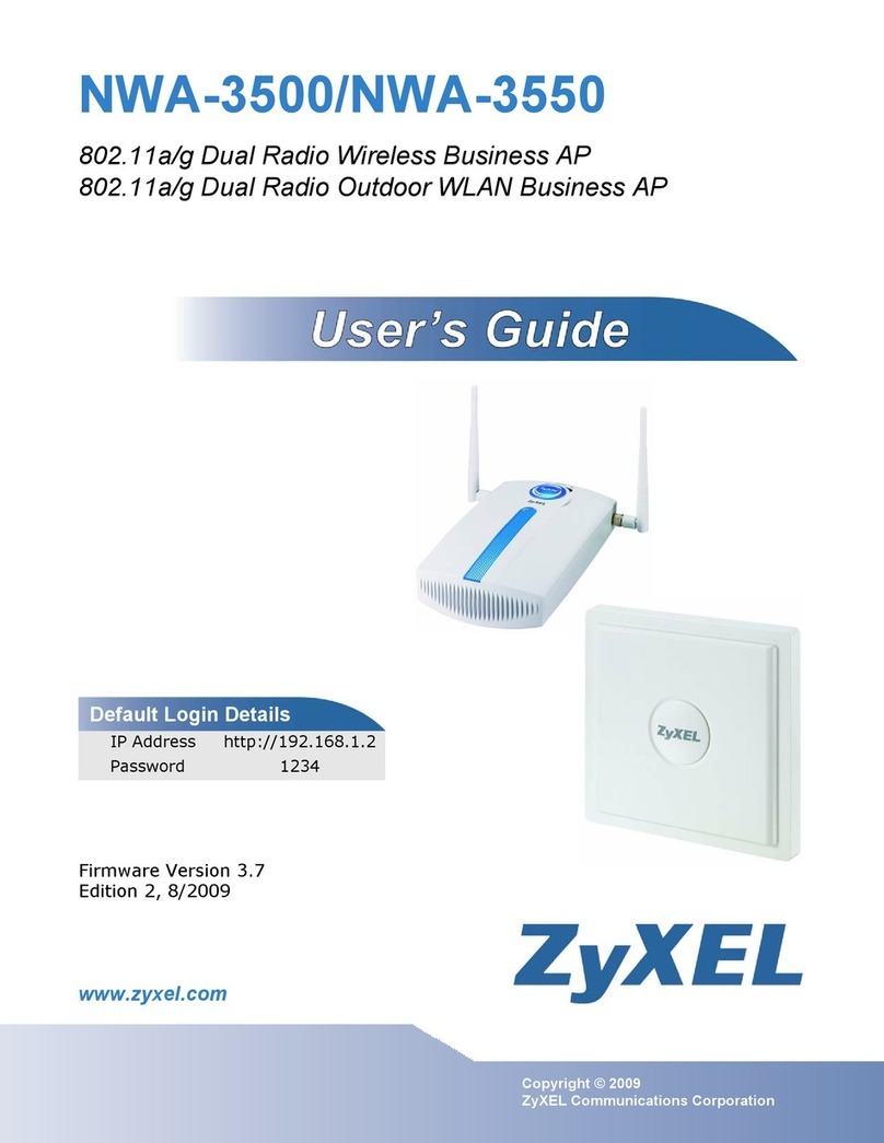ZyXEL Communications NWA-3500 User manual