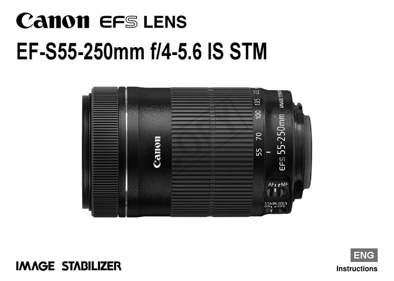 Canon EF-S55-250mm f/4-5.6 IS II User manual