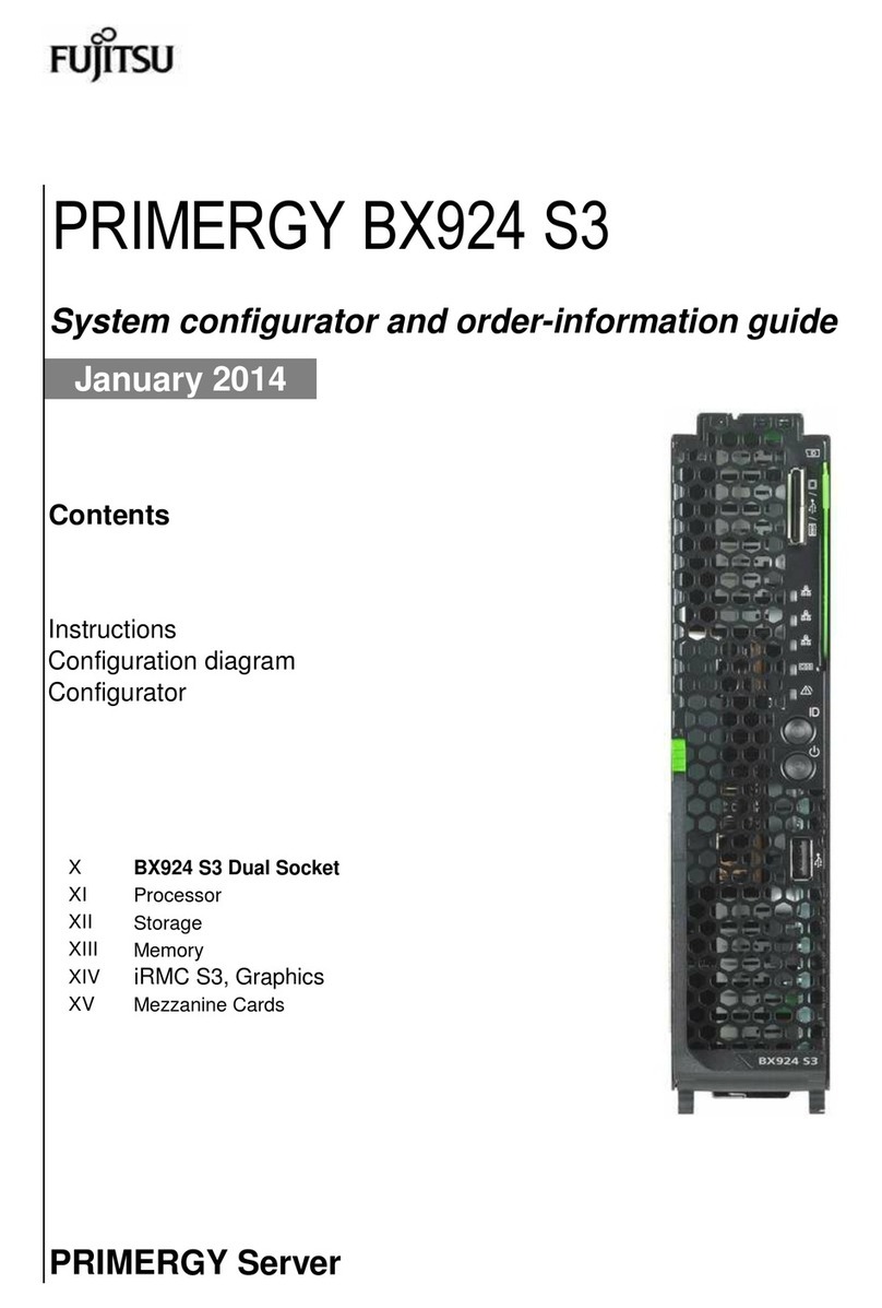 Fujitsu PRIMERGY BX924 S3 User manual