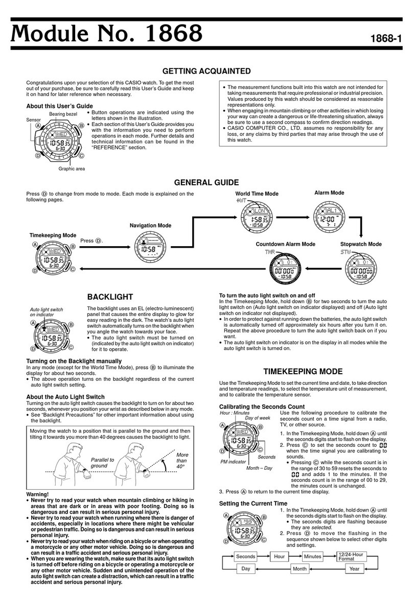 Casio 1868 Configuration guide Casio 1868 Configuration guide