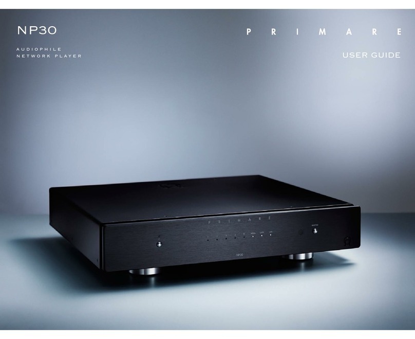 Primare NP30 User manual