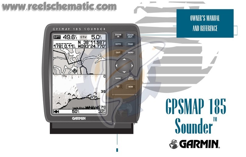 Garmin GPSMAP 185 Sounder User manual