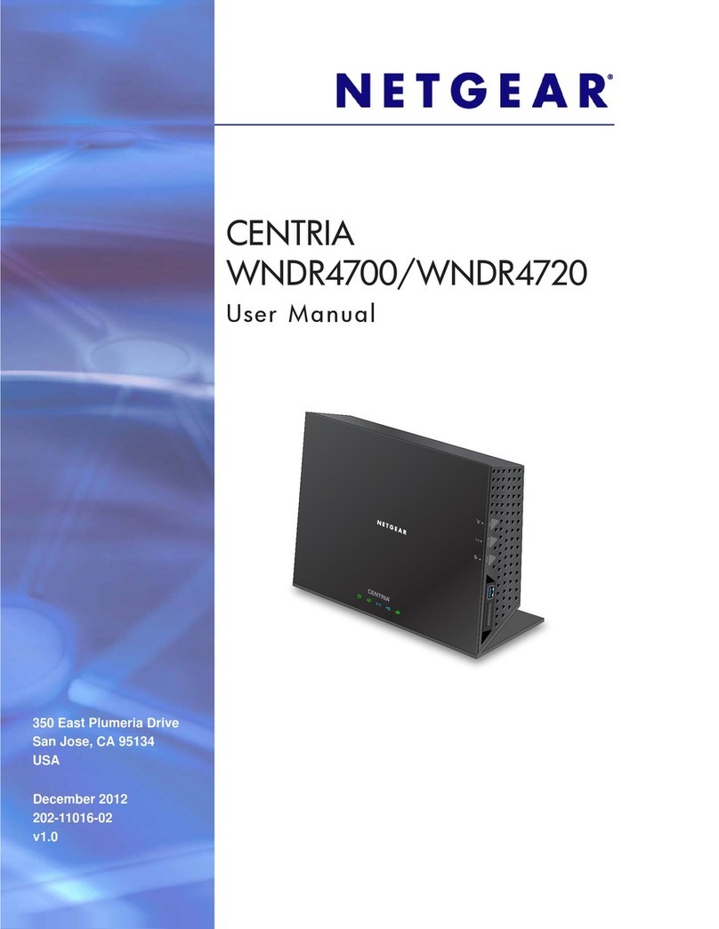 NETGEAR CENTRIA WNDR4700 User manual