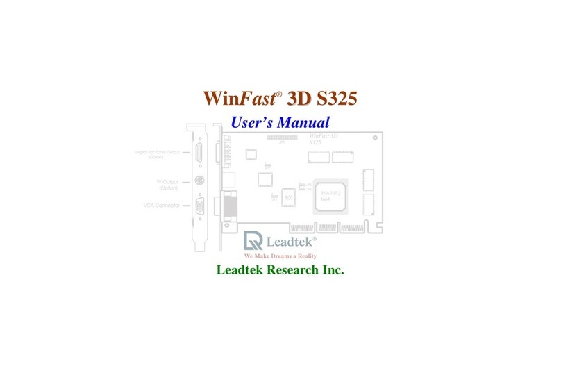 Leadtek S325 user manual